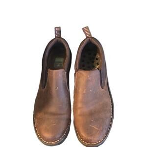 Ariat Slip On Leather Brown Womens Casual Shoes 10B Western Cowboy